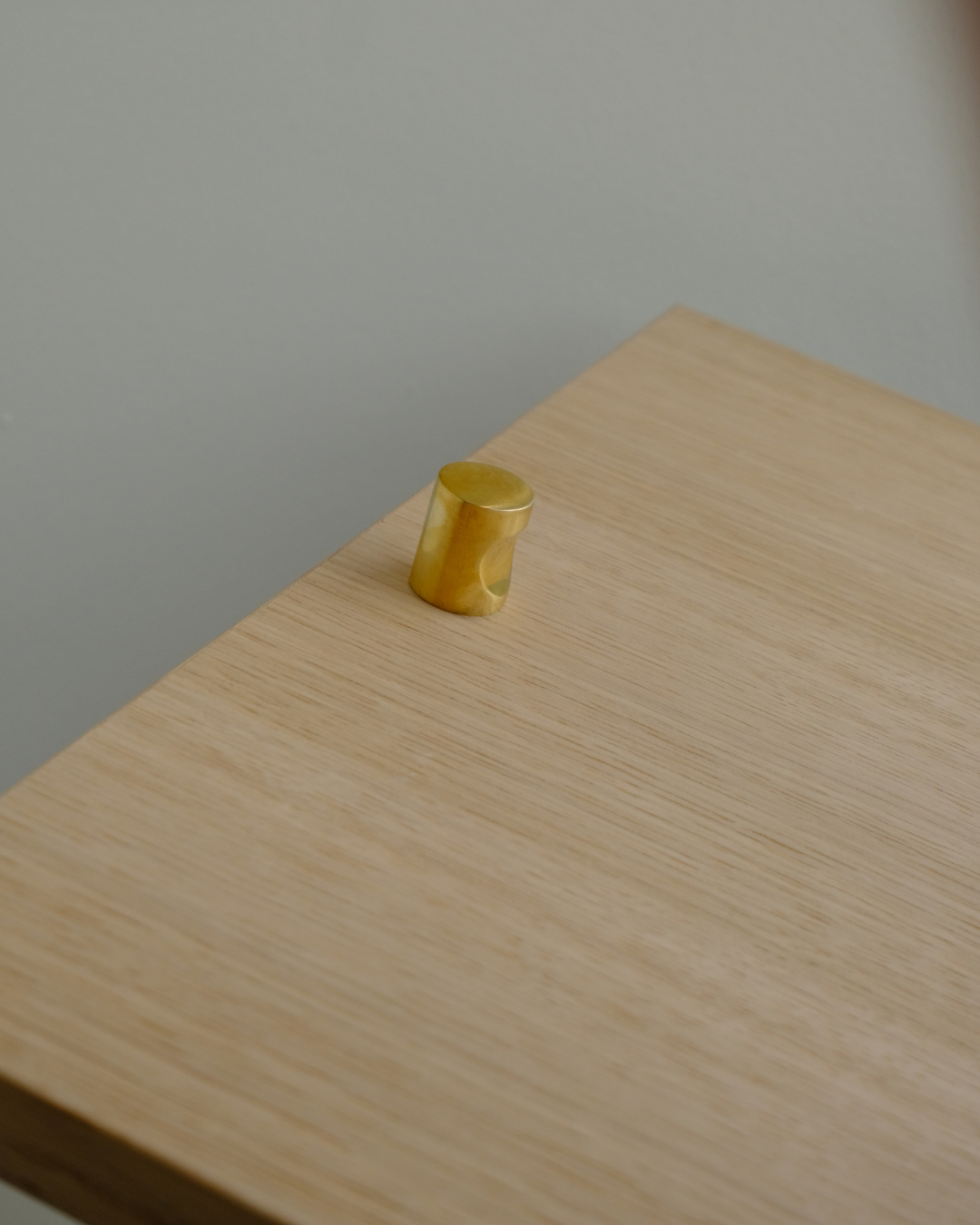 Hoken Studio handgreep Unlacquered Brass Knob Small