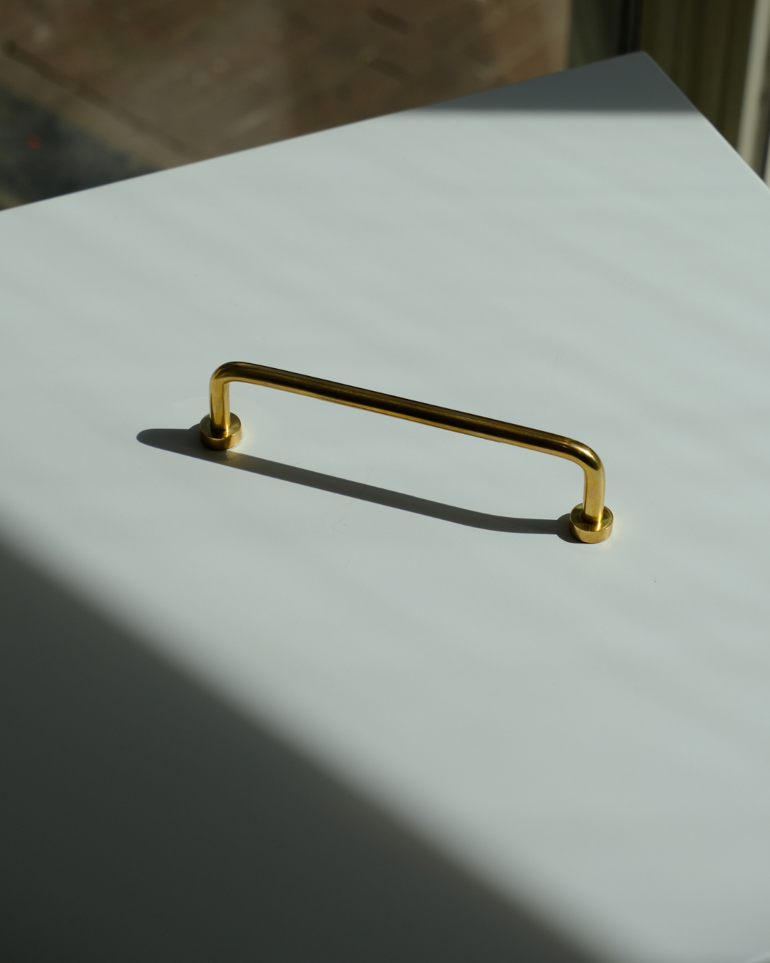 Hoken Studio handgreep Unlacquered Brass Plus Handle