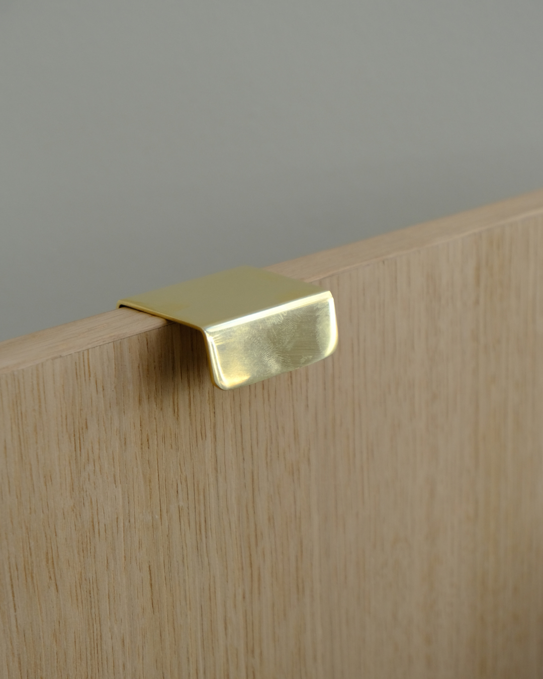 Hoken Studio handgreep Unlacquered Brass Tophandle